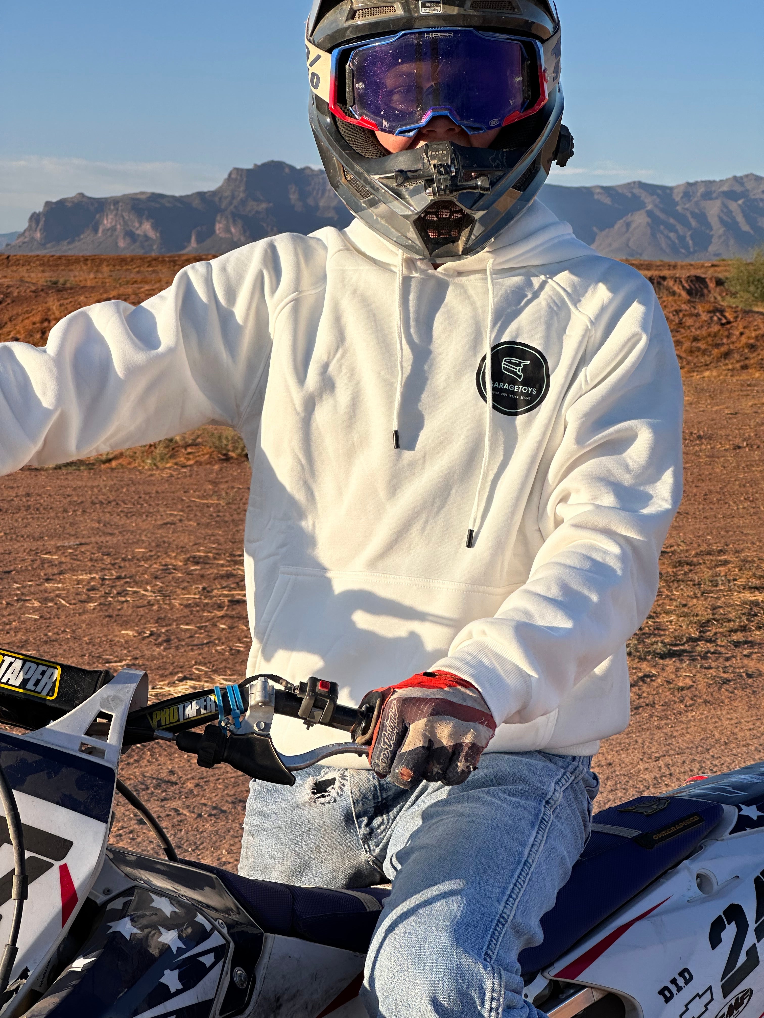 GarageToys White Hoodie
